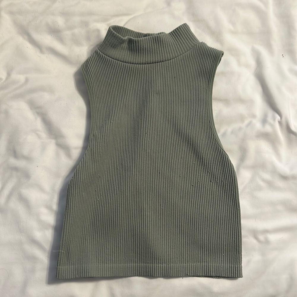 ZARA high neck tank top